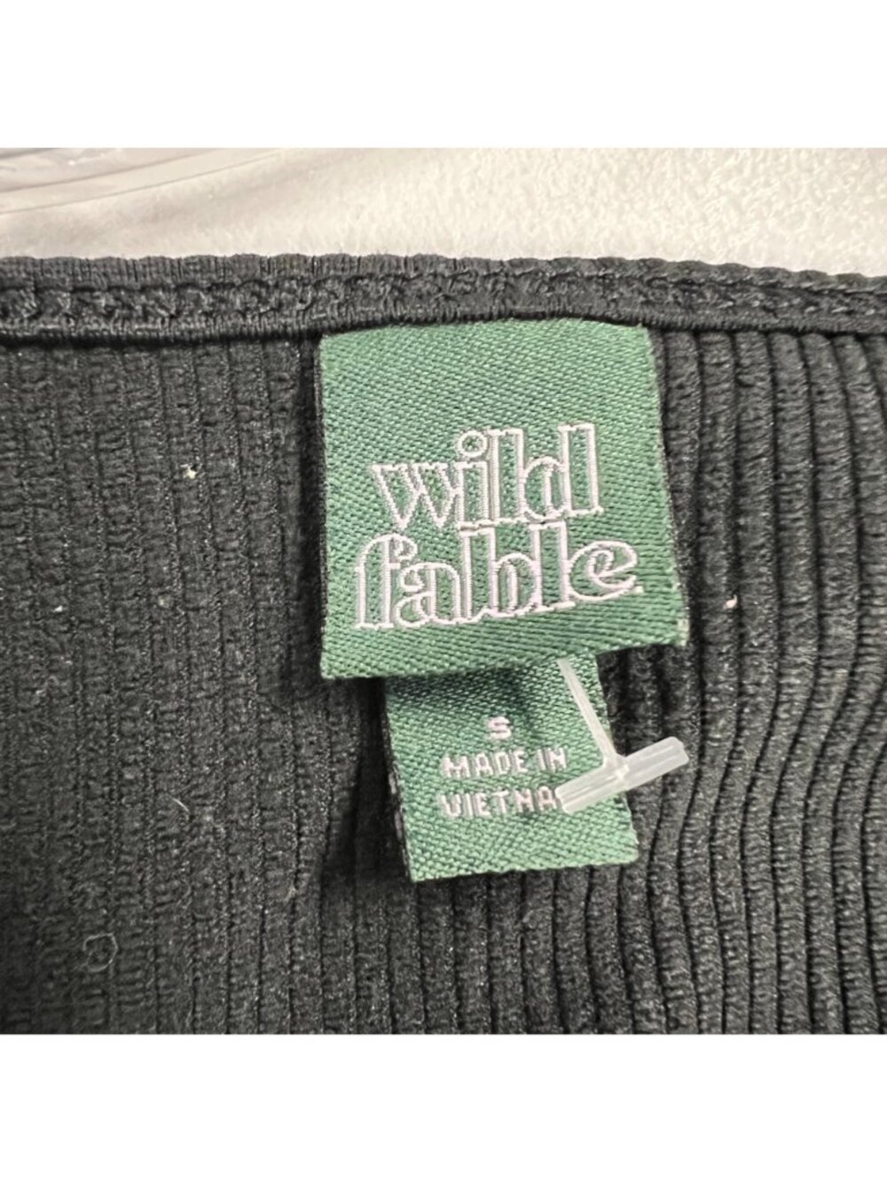 Wild Fable Womens Jumpsuit Flare Leg Long Sleeve Ribbed Black Size Small - Picture 8 of 9